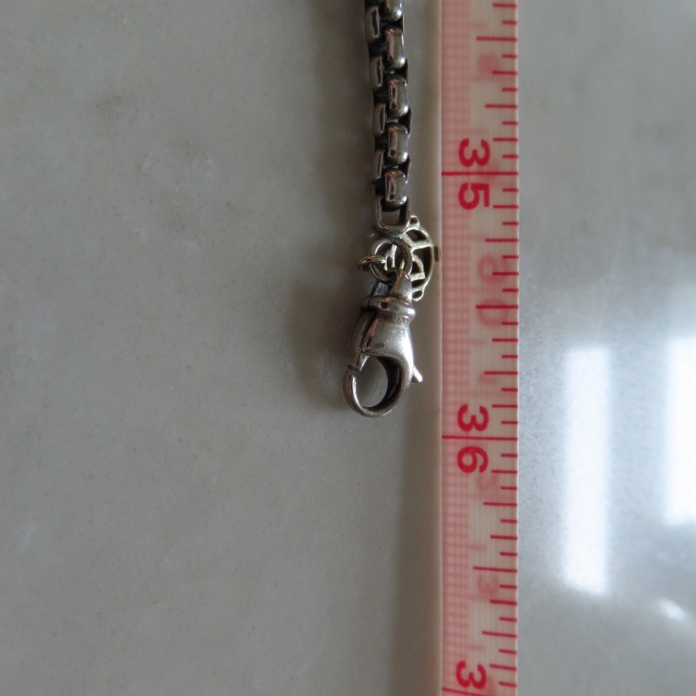 David Yurman Box Chain Necklace with medallion - Picture 7 of 16